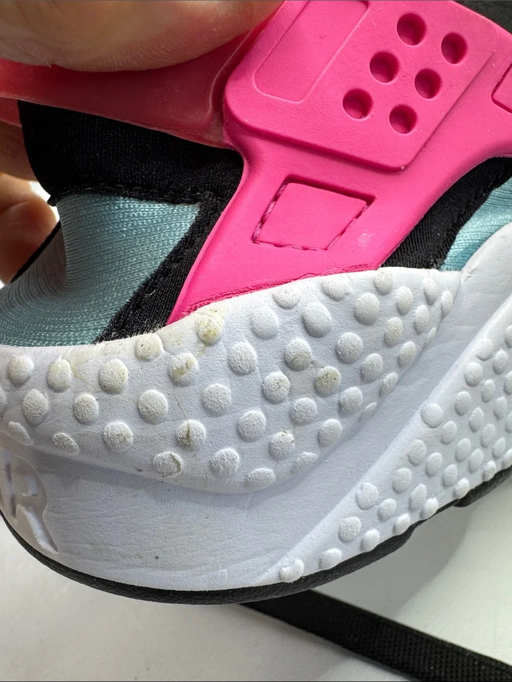Nike Black and Teal Athletic Sneakers